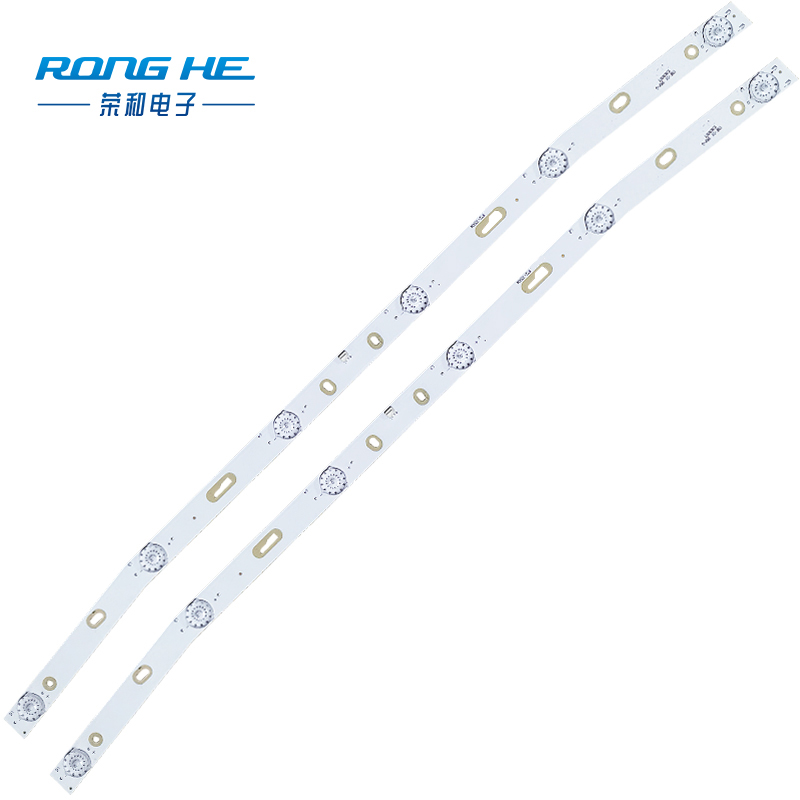 Fabrikspris MS-L1084, 6 lys 6V med triangutisk optisk linse(U Style) LED backlight strimler